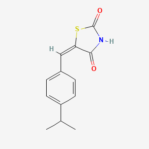 (5E)-5-[4-(propan-2-yl)benzylidene]-1,3-thiazolidine-2,4-dione