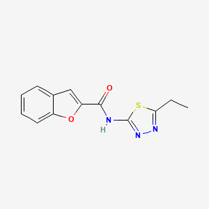 N-(5-ethyl-1,3,4-thiadiazol-2-yl)-1-benzofuran-2-carboxamide