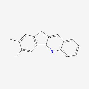 molecular formula C18H15N B11099278 2,3-dimethyl-11H-indeno[1,2-b]quinoline 