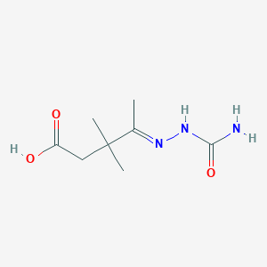 Pentanoic acid, 3,3-dimethyl-4-semicarbazono-