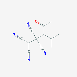 3-Acetyl-4-methylpentane-1,1,2,2-tetracarbonitrile