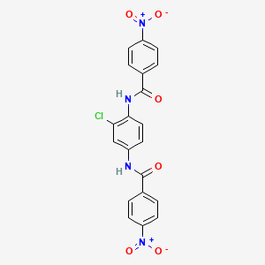 N,N'-(2-chlorobenzene-1,4-diyl)bis(4-nitrobenzamide)