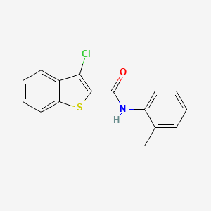 3-chloro-N-(2-methylphenyl)-1-benzothiophene-2-carboxamide