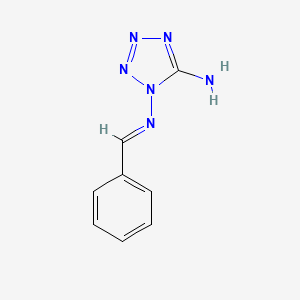 N~1~-[(E)-phenylmethylidene]-1H-tetrazole-1,5-diamine