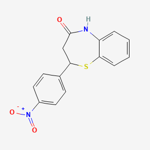 2-(4-Nitrophenyl)-2,3-dihydro-1,5-benzothiazepin-4(5H)-one