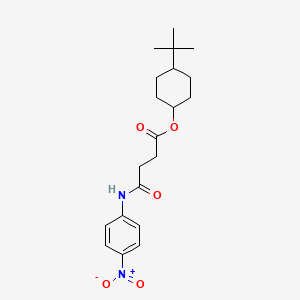 4-Tert-butylcyclohexyl 4-[(4-nitrophenyl)amino]-4-oxobutanoate