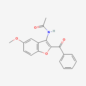 N-(2-Benzoyl-5-methoxy-1-benzofuran-3-yl)acetamide