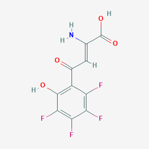 2-Amino-4-oxo-4-(2,3,4,5-tetrafluoro-6-hydroxy-phenyl)-but-2-enoic acid