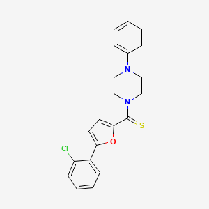 [5-(2-Chlorophenyl)furan-2-yl](4-phenylpiperazin-1-yl)methanethione