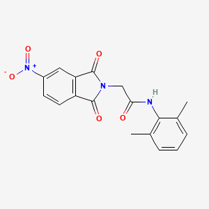 N-(2,6-dimethylphenyl)-2-(5-nitro-1,3-dioxo-1,3-dihydro-2H-isoindol-2-yl)acetamide