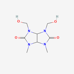 1,6-bis(hydroxymethyl)-3,4-dimethyltetrahydroimidazo[4,5-d]imidazole-2,5(1H,3H)-dione