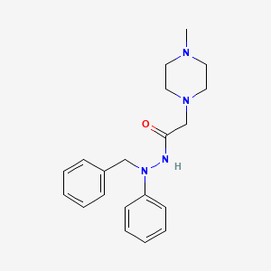 N'-benzyl-2-(4-methylpiperazin-1-yl)-N'-phenylacetohydrazide