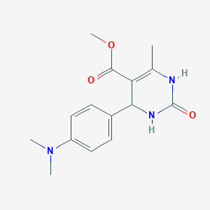 Methyl 4-[4-(dimethylamino)phenyl]-6-methyl-2-oxo-1,2,3,4-tetrahydropyrimidine-5-carboxylate