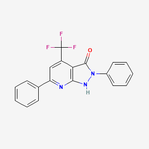 2,6-Diphenyl-4-(trifluoromethyl)-1,2-dihydro-3H-pyrazolo[3,4-b]pyridin-3-one