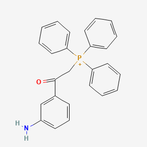 [2-(3-Aminophenyl)-2-oxoethyl](triphenyl)phosphonium