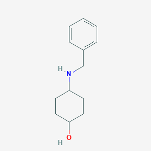 molecular formula C13H19NO B111002 4-(苄氨基)环己醇 CAS No. 1019573-01-3
