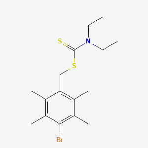 4-Bromo-2,3,5,6-tetramethylbenzyl diethylcarbamodithioate