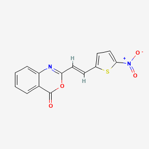 2-[2-(5-Nitro-thiophen-2-yl)-vinyl]-benzo[d][1,3]oxazin-4-one