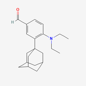 3-(1-Adamantyl)-4-(diethylamino)benzaldehyde