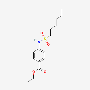 Ethyl 4-[(hexylsulfonyl)amino]benzoate