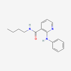 molecular formula C16H19N3O B11100460 2-Anilino-n-butylnicotinamide 