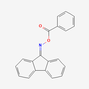 molecular formula C20H13NO2 B11100500 [(9H-fluoren-9-ylideneamino)oxy](phenyl)methanone 