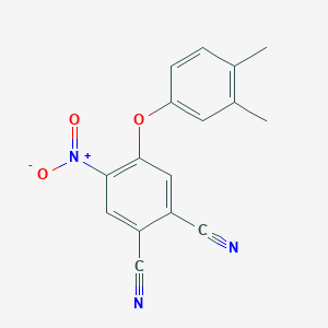 4-(3,4-Dimethylphenoxy)-5-nitrobenzene-1,2-dicarbonitrile