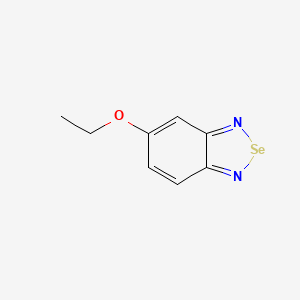 molecular formula C8H8N2OSe B11100567 2,1,3-Benzoselenadiazole, 5-ethoxy- CAS No. 1128-93-4