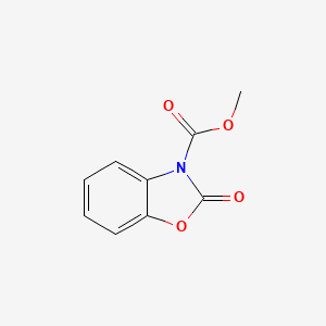 molecular formula C9H7NO4 B11100600 methyl 2-oxo-1,3-benzoxazole-3(2H)-carboxylate 