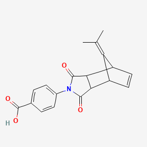 4-(8-Isopropylidene-1,3-dioxo-1,3,3A,4,7,7A-hexahydro-2H-4,7-methanoisoindol-2-YL)benzoic acid