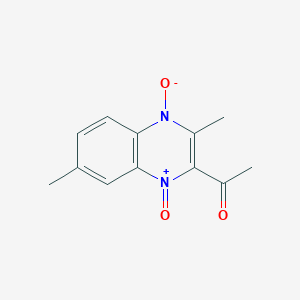 1-(3,7-Dimethyl-1,4-dioxidoquinoxalin-2-yl)ethanone