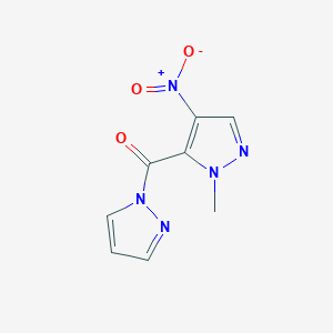 (1-methyl-4-nitro-1H-pyrazol-5-yl)(1H-pyrazol-1-yl)methanone