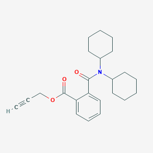 Prop-2-yn-1-yl 2-(dicyclohexylcarbamoyl)benzoate