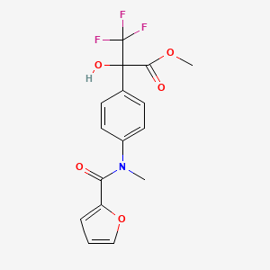 Methyl 3,3,3-trifluoro-2-{4-[(furan-2-ylcarbonyl)(methyl)amino]phenyl}-2-hydroxypropanoate