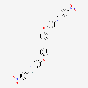 4,4'-[propane-2,2-diylbis(benzene-4,1-diyloxy)]bis{N-[(Z)-(4-nitrophenyl)methylidene]aniline}