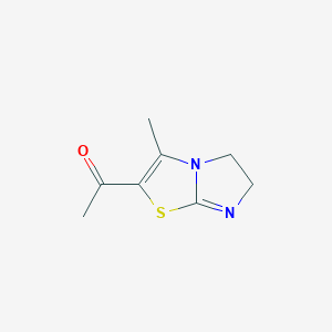 1-(3-Methyl-5,6-dihydroimidazo[2,1-b][1,3]thiazol-2-yl)ethanone