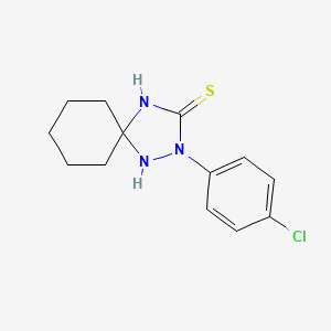 2-(4-Chlorophenyl)-1,2,4-triazaspiro[4.5]decane-3-thione