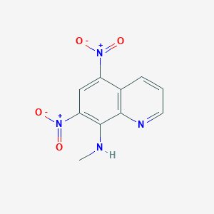 N-methyl-5,7-dinitroquinolin-8-amine