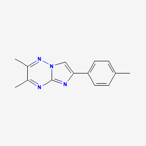 2,3-Dimethyl-6-(4-methylphenyl)imidazo[1,2-b][1,2,4]triazine