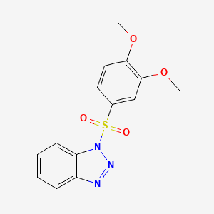 1-[(3,4-dimethoxyphenyl)sulfonyl]-1H-benzotriazole