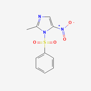 2-methyl-5-nitro-1-(phenylsulfonyl)-1H-imidazole