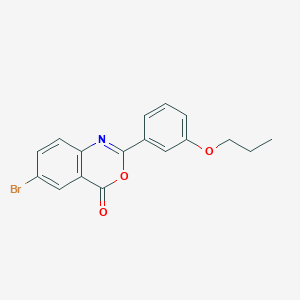 6-bromo-2-(3-propoxyphenyl)-4H-3,1-benzoxazin-4-one