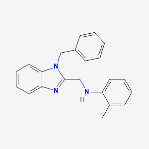 N-[(1-Benzyl-1H-benzimidazol-2-yl)methyl]-2-methylaniline