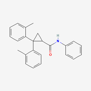 2,2-bis(2-methylphenyl)-N-phenylcyclopropanecarboxamide