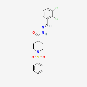 N'-[(E)-(2,3-dichlorophenyl)methylidene]-1-[(4-methylphenyl)sulfonyl]piperidine-4-carbohydrazide