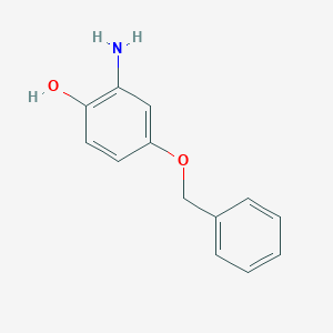 molecular formula C13H13NO2 B111017 2-氨基-4-(苄氧基)苯酚 CAS No. 102580-07-4