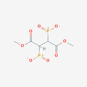 molecular formula C6H8O8P2 B11101741 (1,4-Dimethoxy-1,4-dioxobutane-2,3-diyl)bis(phosphinate) 