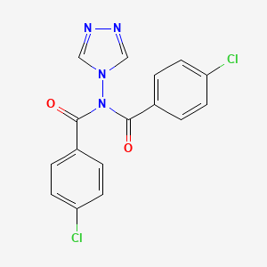 4-chloro-N-[(4-chlorophenyl)carbonyl]-N-(4H-1,2,4-triazol-4-yl)benzamide