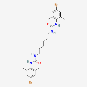 1,1'-Hexane-1,6-diylbis[3-(4-bromo-2,6-dimethylphenyl)urea]