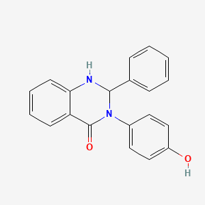 3-(4-Hydroxyphenyl)-2-phenyl-1,2-dihydroquinazolin-4-one